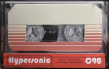 Compact Cassette Hypersonic 60 Type I Normal 1980 Hong Kong