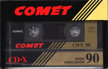 Compact Cassette Comet CD-X 90 Type I Normal 1985 Turkey