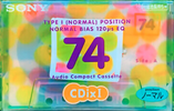 Compact Cassette Sony CDix I 74 "C-74CDX1F" Type I Normal 1998 Japan