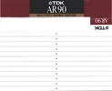 Compact Cassette TDK AR 90 "AR-90N" Type I Normal 1988 Australia, Europe