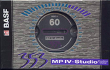 Compact Cassette BASF MP IV-Studio 60 Type IV Metal 1994 Europe