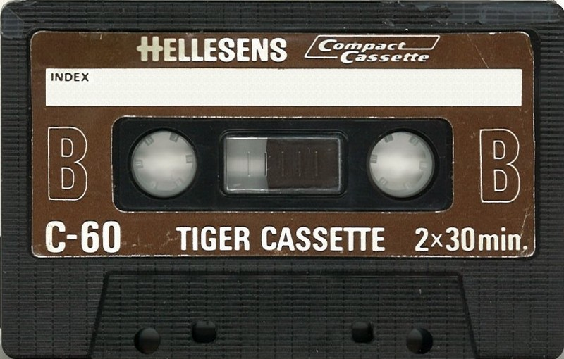 Compact Cassette Hellesens Tiger Cassette 60 "Extra Dynamic" Type I Normal 1979 Europe