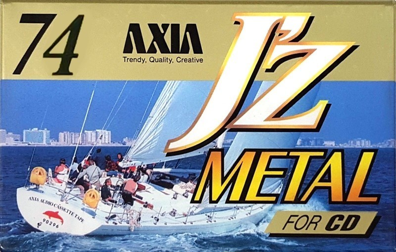 Compact Cassette AXIA J`z Metal 74 "JZMC 74" Type IV Metal 1995 Japan