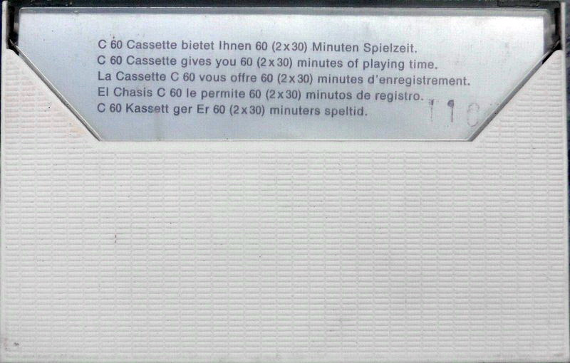 Compact Cassette Perfekt 60 Type I Normal 1977 Europe
