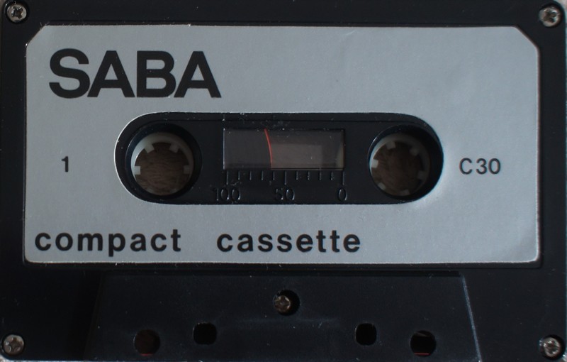 Compact Cassette Saba 30 Type I Normal Germany
