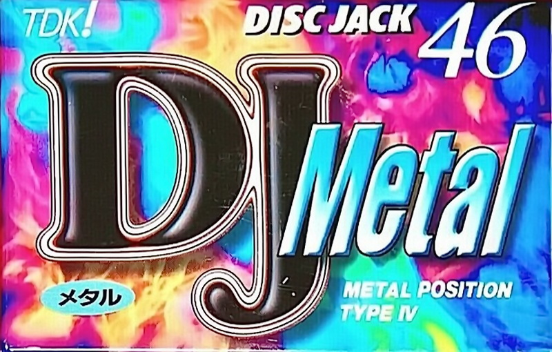 Compact Cassette TDK DJ Metal Disc Jack 46 "DJM-46N" Type IV Metal 1996 Japan