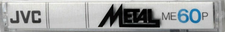 Compact Cassette JVC Metal / ME 60 "ME60P" Type IV Metal 1981 Europe