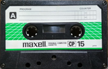 Compact Cassette Maxell CP 15 Computer Cassette 1983 USA