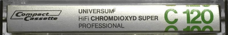 Compact Cassette Universum Super 120 Type II Chrome 1979 Europe