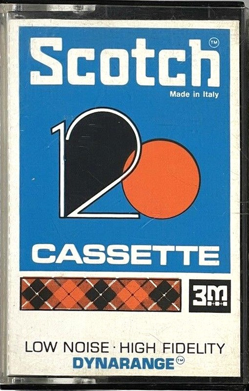 Compact Cassette Scotch Dynarange 120 Type I Normal 1972 Europe