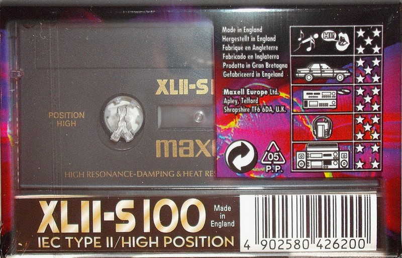 Compact Cassette Maxell XLII-S 100 Type II Chrome 1998 Europe