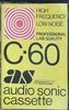 Compact Cassette Audio Sonic 60 Type I Normal 1972 Europe