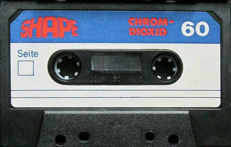 Compact Cassette Shape 60 Type II Chrome Europe