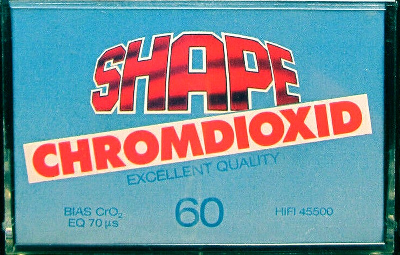 Compact Cassette Shape 60 Type II Chrome Europe