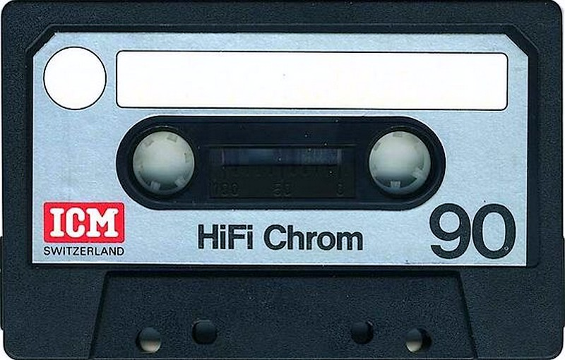 Compact Cassette ICM HIFI Chrom 90 "SF-Cassette" Type II Chrome 1981 Europe