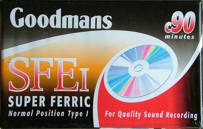 Compact Cassette Goodmans SFEI 90 Type I Normal UK