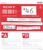 Compact Cassette Sony CDix I 46 "C-46CDX1a" Type I Normal 1992 Japan