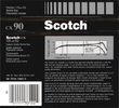 Compact Cassette Scotch CX 90 Type I Normal 1987 Europe, North America