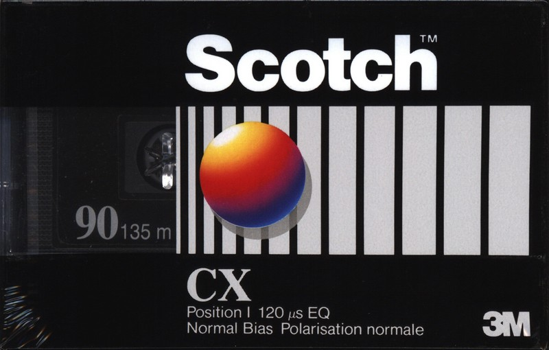Compact Cassette Scotch CX 90 Type I Normal 1987 Europe, North America