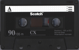 Compact Cassette Scotch CX 90 Type I Normal 1987 Europe, North America