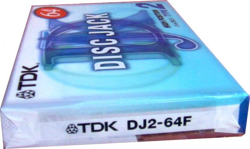 Compact Cassette TDK DJ2 Disc Jack 64 "DJ2-64F" Type II Chrome 1999 Japan