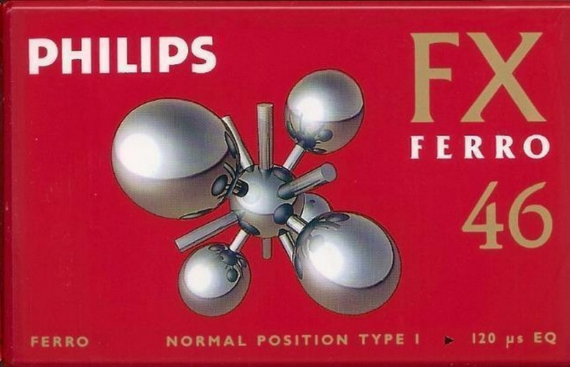 Compact Cassette Philips FX  Ferro 46 Type I Normal 1994 Europe
