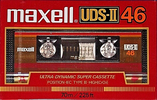 Compact Cassette Maxell UDS 46 "UDS-II" Type II Chrome 1985 USA
