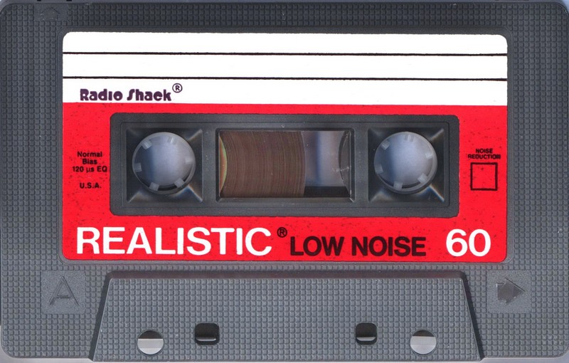 Compact Cassette Realistic 60 Type I Normal 1986 USA