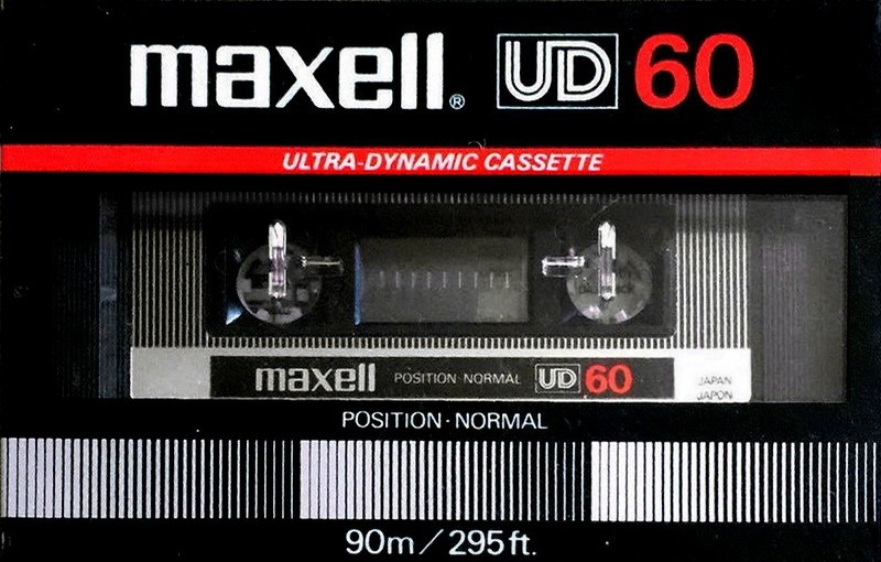 Compact Cassette Maxell UD 60 Type I Normal 1980 Europe