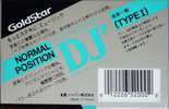 Compact Cassette Goldstar DJ 90 Type I Normal 1991 Japan