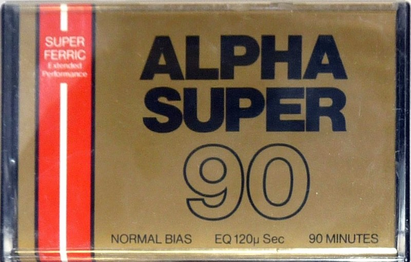 Compact Cassette Alpha Super 90 Type I Normal 1984 UK