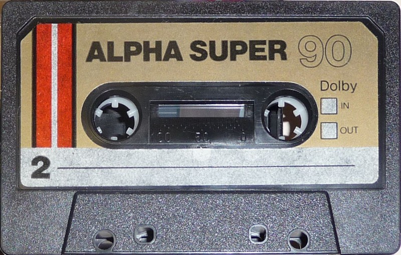 Compact Cassette Alpha Super 90 Type I Normal 1984 UK