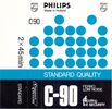 Compact Cassette Philips Standard Quality 90 Type I Normal 1975 Europe
