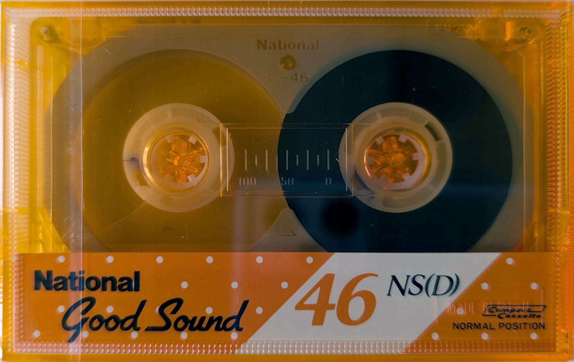 Compact Cassette National NS 46 "RT-46NS (D)" Type I Normal 1985 Japan