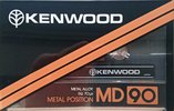 Compact Cassette Kenwood MD 90 Type IV Metal 1982 Japan