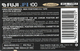 Compact Cassette Fuji JP-II 100 Type II Chrome 1990 Europe