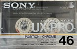 Compact Cassette Sony UX-Pro 46 Type II Chrome 1986 Europe