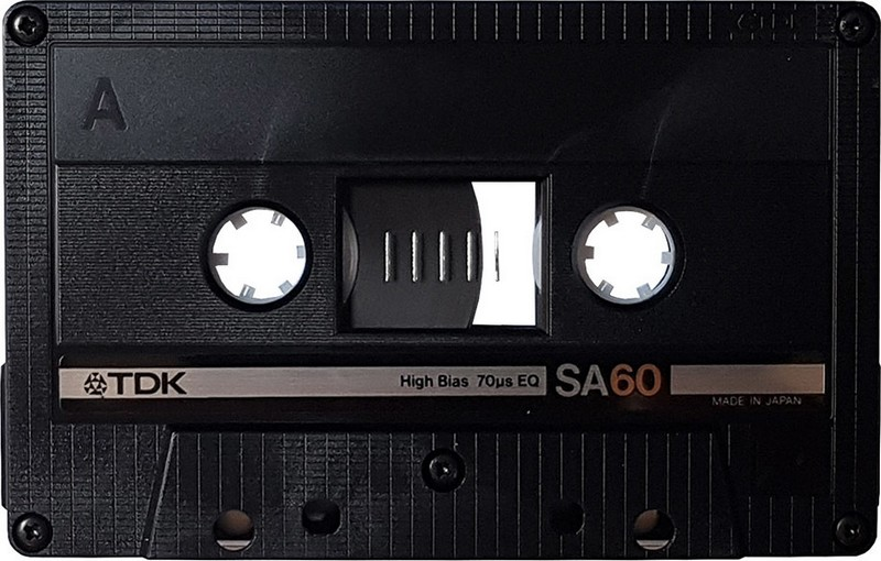 Compact Cassette TDK SA 60 Type II Chrome 1983 Europe
