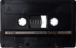 Compact Cassette TDK SA 60 Type II Chrome 1983 Europe