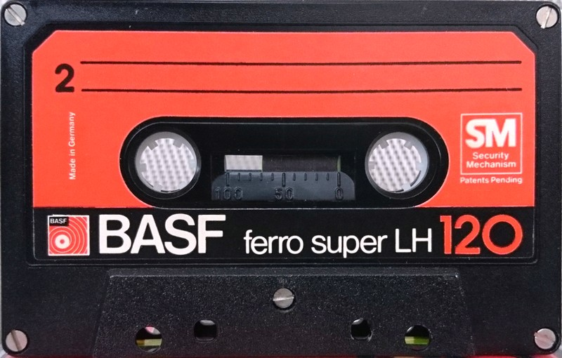 Compact Cassette BASF Ferro Super LH 120 Type I Normal 1978 Europe