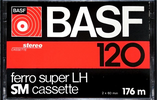 Compact Cassette BASF Ferro Super LH 120 Type I Normal 1978 Europe