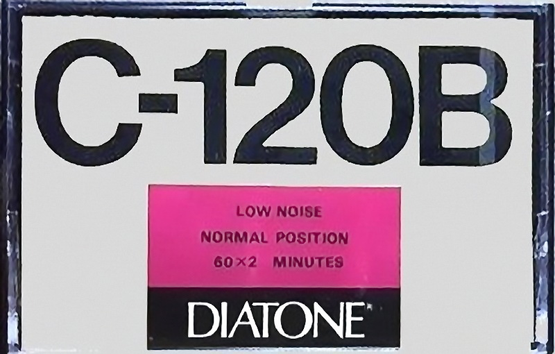 Compact Cassette Diatone B 120 Type I Normal 1979 Japan