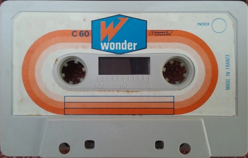 Compact Cassette Wonder 60 Type I Normal 1974 France