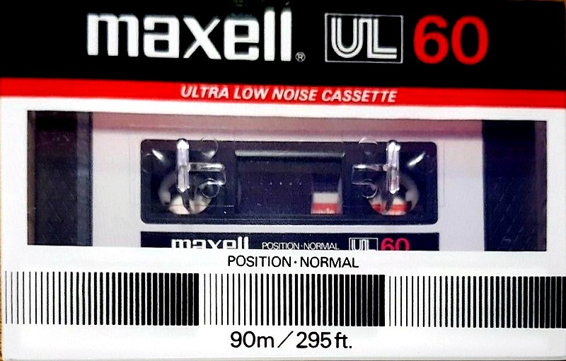 Compact Cassette Maxell UL 60 Type I Normal 1982 Europe