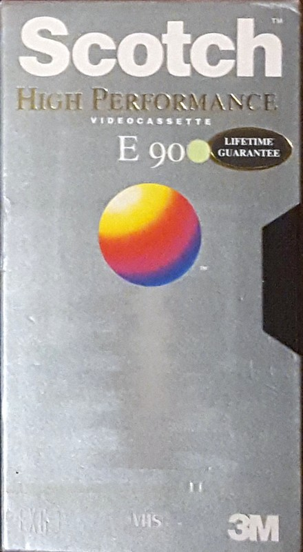 VHS, Video Home System Scotch High Performance 90 Type I Normal Europe