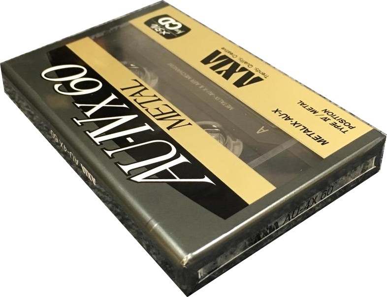 Compact Cassette AXIA AU-IVx 60 "AU-4X 60" Type IV Metal 1991 Japan