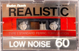 Compact Cassette Radio Shack Realistic 60 Type I Normal
