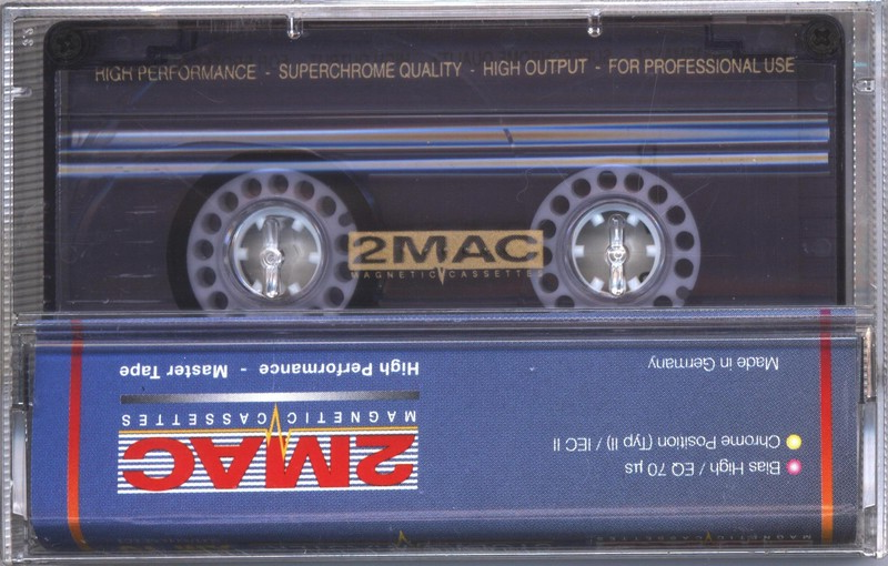 Compact Cassette 2Mac 10 "XM" Type II Chrome Europe