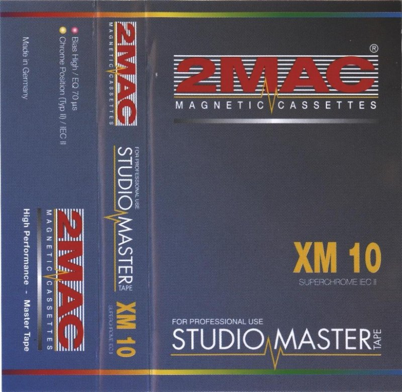 Compact Cassette 2Mac 10 "XM" Type II Chrome Europe