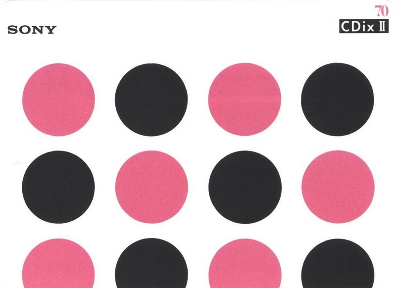 Compact Cassette Sony CDix II 70 "C-70CDX2a" Type II Chrome 1992 Japan